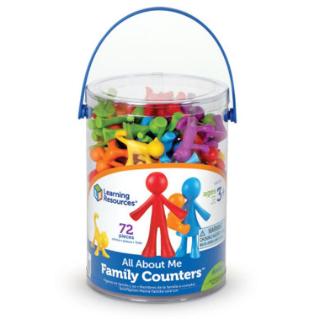 Learning Resources ® Vše o mně - Hrací figurky rodina 72 dílů