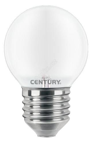 LED FILAMENT MINI GLOBE SATEN 6W E27 4000K 806Lm 360d 45x72mm IP20 - CENTURY