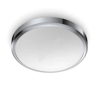 LED Koupelnové stropní přisazené svítidlo Philips DORIS CL257 8718699777234 17W 1500lm 2700K IP44 31,3cm chromové - PHILIPS
