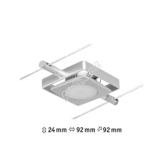 LED lankový systém MacLED spot 4,5W 3000K 12V matný chrom/chrom - PAULMANN