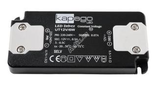 LED napaječ Flat 230V AC / 50Hz / 12V 6W - LIGHT IMPRESSIONS