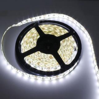 Led pásek studená bílá délka 1 metr, smd 5630, 60led/m - vodotěsný strf 5630-60-cw-ip65