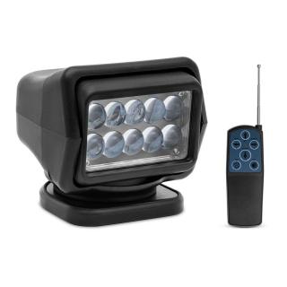 LED reflektor - 9–32 V - 50 W - otočný o 360° - naklápěcí o 120° - s dálkovým ovládáním