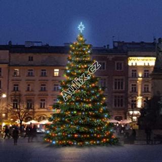 LED světelná sada na stromy vysoké 6-8m, barevná