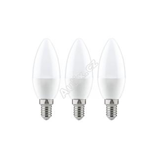 LED svíčka 4W E14 230V teplá bílá 3ks-sada 284.26 - PAULMANN