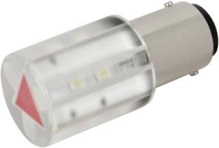 LED žárovka BA15d CML, 18560350, 24 V, 1300 mcd, červená