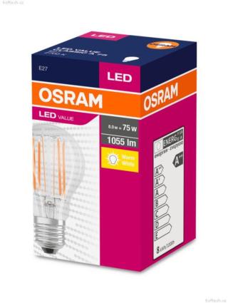 LED žárovka E27 8,0W 2700K 1055lm Value Filament