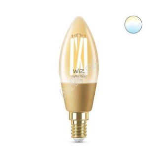 LED Žárovka WiZ Tunable White Filament Amber 8718699787257 E14 C35 4,9-25W 370lm 2000-5000K, stmívatelná - PHILIPS