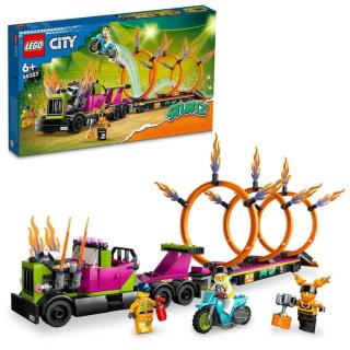 LEGO City 60357 Tahač s ohnivými kruhy - rozbaleno