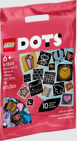 LEGO DOTS 41803 doplňky – 8. série – Třpytky