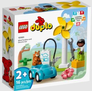 LEGO DUPLO 10985 Větrná turbína a elektromobil