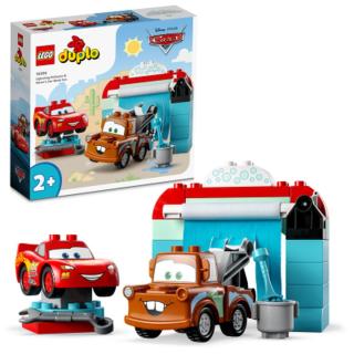 LEGO® DUPLO® Disney 10996 Na myčce s Bleskem McQueenem a Bur