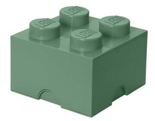 LEGO Úložný box 25x25x18cm army zelená