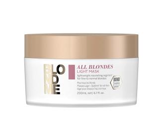 Lehká maska pro blond vlasy Schwarzkopf Professional BlondMe All Blondes Light Mask - 200 ml  + DÁREK ZDARMA