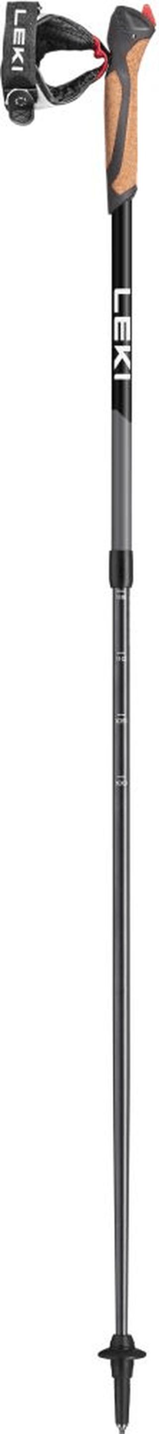 Leki Poles Spin, black-silvergray-white, 100 - 130 cm
