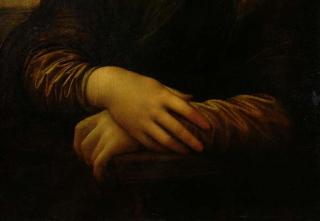 Leonardo da Vinci - Obrazová reprodukce Mona Lisa, detail of her hands, c.1503-06,