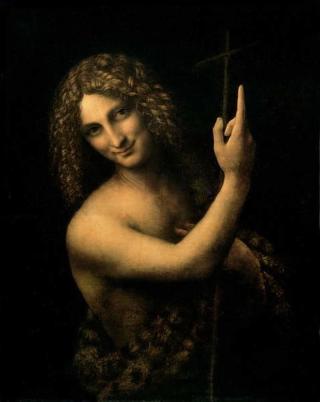 Leonardo da Vinci - Obrazová reprodukce St. John the Baptist, 1513-16,