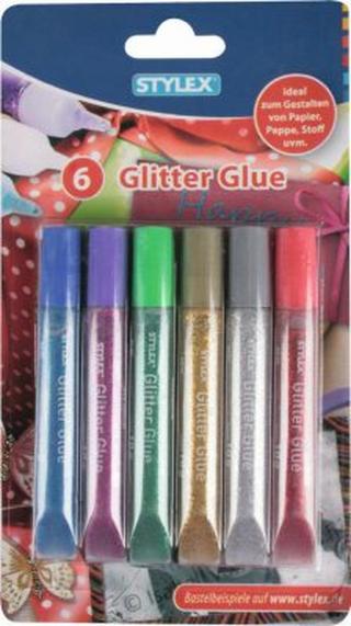 Lepidla glitter glue 6ks