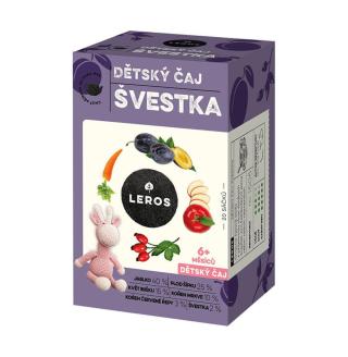 LEROS Čaj dětský Švestka 20x2,0g