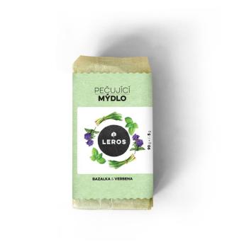 Leros Pečující mýdlo bazalka & verbena 90 g