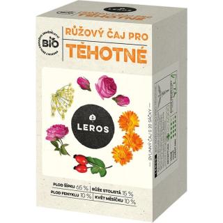 Leros Růžový čaj pro těhotné BIO bylinný čaj 20x2 g
