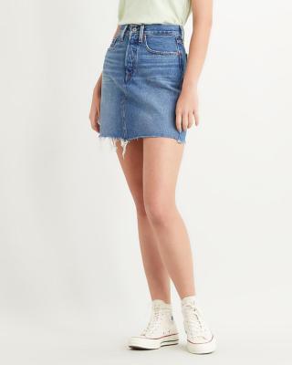 Levi's® Deconstructed Iconic Boyfriend Sukně Modrá