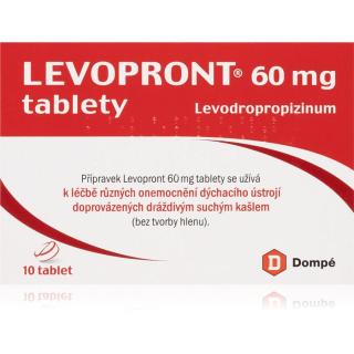 Levopront Levopront 60mg tablety na suchý dráždivý kašel 10 tbl