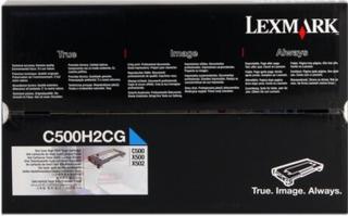 Lexmark C500H2CG azurový  originální toner