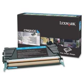 Lexmark C746A1CG azurový  originální toner