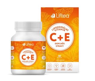 Liftea Lipozomální vitamín C + E 60 tobolek