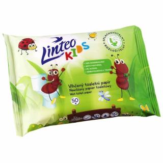 Linteo Kids Vlhčený toaletní papír pro děti 50 ks
