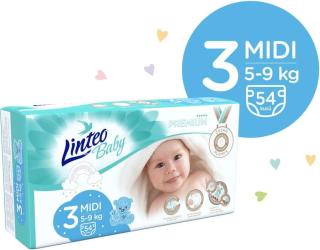 LINTEO Plenky Baby Prémium MIDI  54 ks