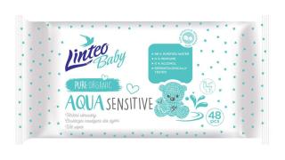 Linteo Vlhčené ubrousky Baby Aqua Sensitive 10 ks