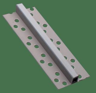 Lišta dilatační PVC světle šedá, délka 250 cm, výška 10 mm, šířka 8 mm, LD102504