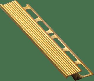 Lišta schodová Havos Z mosaz, délka 250 cm, výška 10 mm, šířka 20 mm, MOSC10250