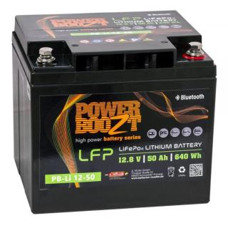 Lithiová baterie PowerBoozt - 50 Ah