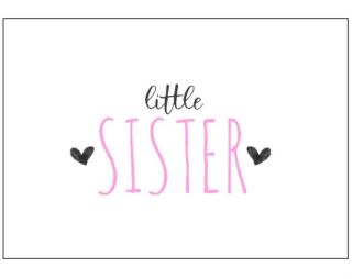 Little sister Plakát typ A4-A0