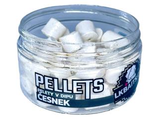 LK Baits Pelety v Dipu 60g Hmotnost: 60g, Průměr: 17mm, Příchuť: Česnek