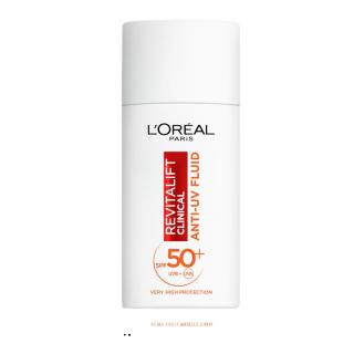 Loréal Paris Revitalift Clinical Denní Anti-UV Fluid s SPF50+ a vitamínem C 50 ml