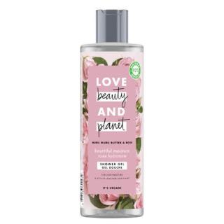 Love Beauty and Planet Sprchový gel s růžovým olejem a máslem muru muru  400 ml
