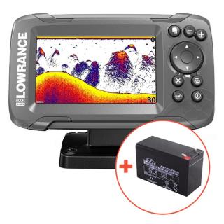 Lowrance echolot hook2 4x se sondou bullet skimmer