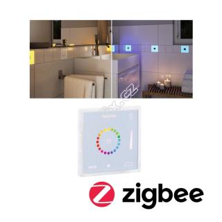 LumiTiles příslušenství Smart Home Zigbee Square Touch Modul IP44 100x10mm bílá umělá hmota/hliník - PAULMANN