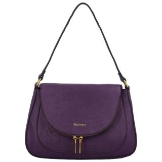 Luxusní dámská malá crossbody kabelka fialová - Coveri Desirée