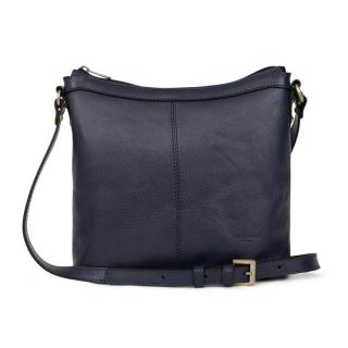 Luxusní kožené dámské crossbody Hexagona 113032 - modrá