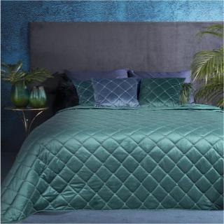 Luxusní přehoz na postel AMARE tmavě tyrkysová 220x240 cm Mybesthome