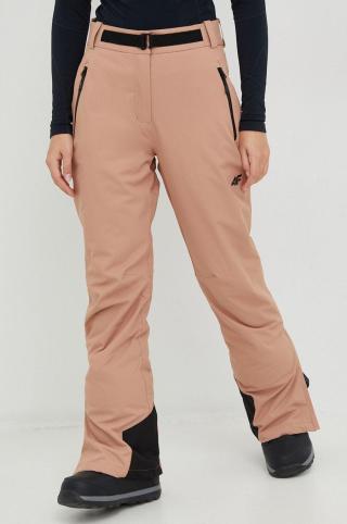 Lyžařské kalhoty 4F béžová barva