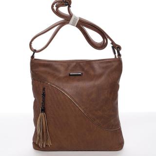 Malá dámská crossbody kabelka Ramona, hnědá