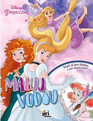 Maluj vodou A4 - Disney Princezny