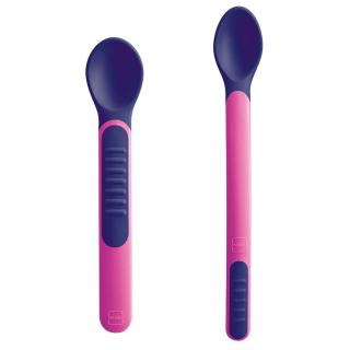 MAM Feeding spoons & Cover 6m+ lžičky 2 ks růžové