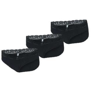 Mamalicious Těhotenské kalhotky MLILJA 3-pack Black